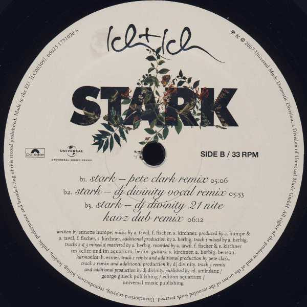 Ich + Ich - Stark | Polydor (06025 1751090 6) - main