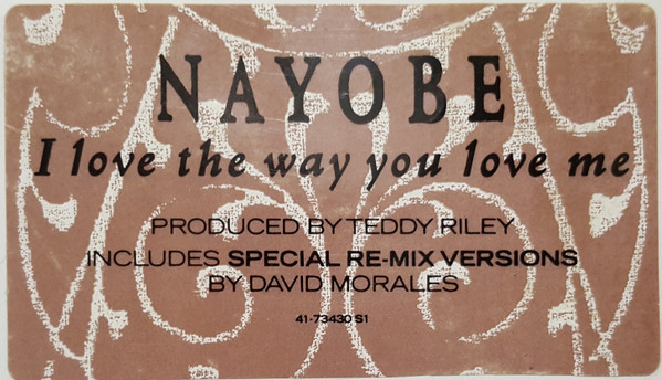 Nayobe - I Love The Way You Love Me | WTG Records (41 73430) - 3 Nayobe - I Love The Way You Love Me | WTG Records (41 73430) - 3