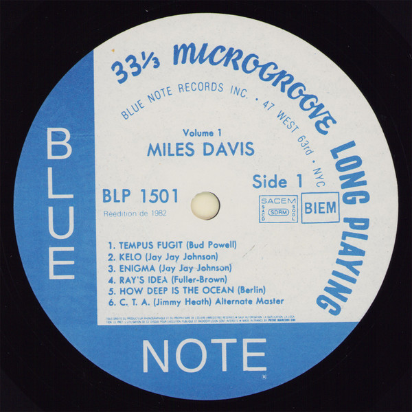 Miles Davis - Volume 1 | Blue Note (BLP 1501) - 3 Miles Davis - Volume 1 | Blue Note (BLP 1501) - 3