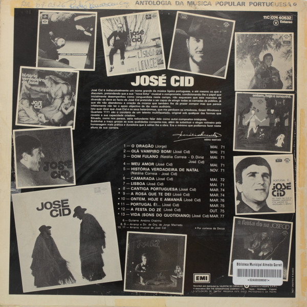 José Cid - José Cid | EMI (11C 074 40532) - 2