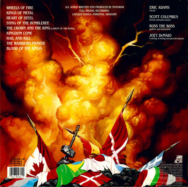 Manowar - Kings Of Metal | Atlantic (781 930-1) - 2 Manowar - Kings Of Metal | Atlantic (781 930-1) - 2