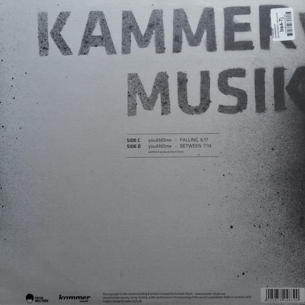 youANDme - Difference EP | Kammer Musik (KAMMER 002) - 2