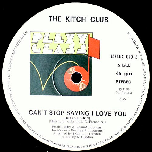 The Kitch Club - Can't Stop Saying I Love You | Plexy Glass (MEMIX 019) - 4