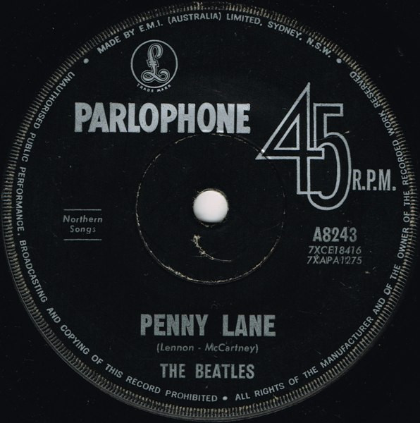 The Beatles - Strawberry Fields Forever / Penny Lane | Parlophone (A8243) - 4 The Beatles - Strawberry Fields Forever / Penny Lane | Parlophone (A8243) - 4