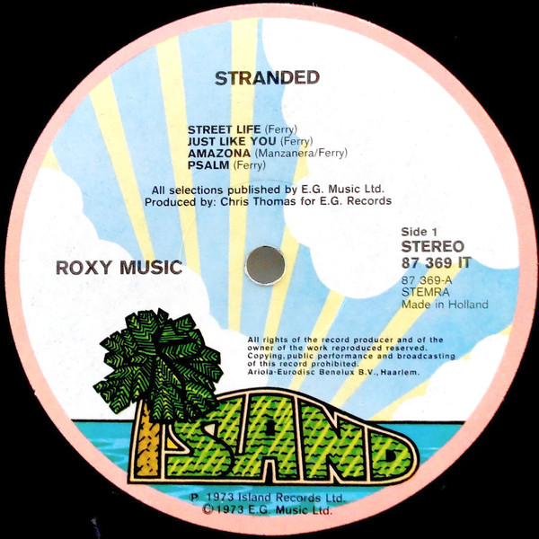 Roxy Music - Stranded | Island Records (87 369 IT) - 3 Roxy Music - Stranded | Island Records (87 369 IT) - 3