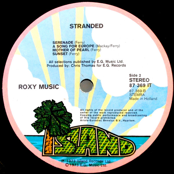 Roxy Music - Stranded | Island Records (87 369 IT) - 4 Roxy Music - Stranded | Island Records (87 369 IT) - 4