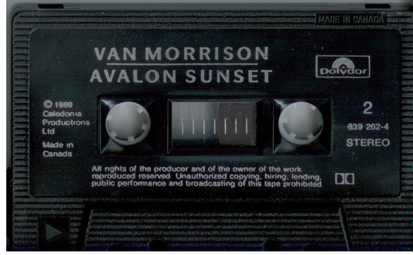 Van Morrison - Avalon Sunset | Polydor (839 262-4) - 4 Van Morrison - Avalon Sunset | Polydor (839 262-4) - 4