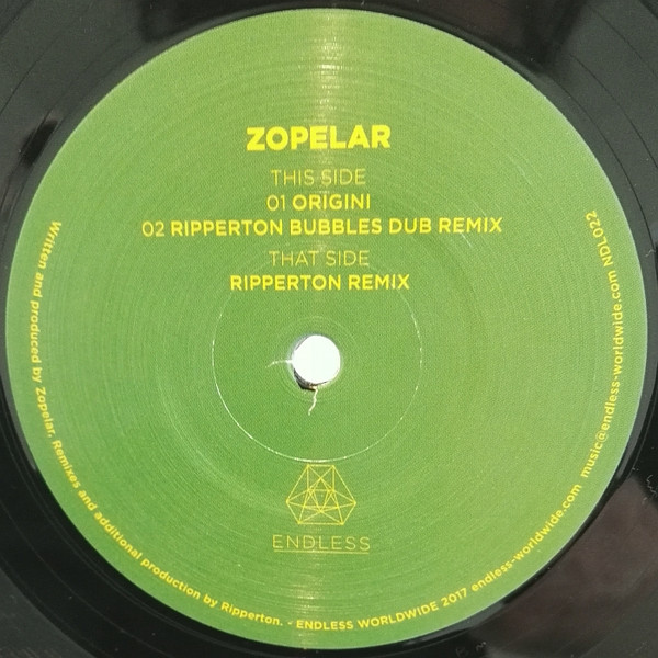 Zopelar - Origini | Endless (NDL022)