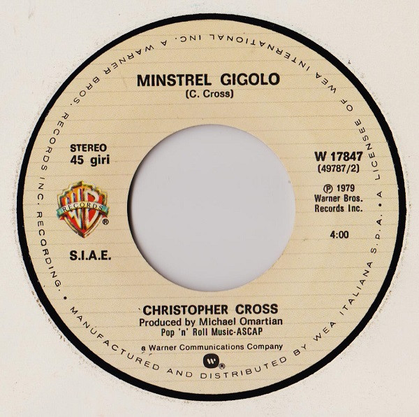 Christopher Cross - Arthur's Theme (Best That You Can Do) | Warner Bros. Records (W 17847) - 3