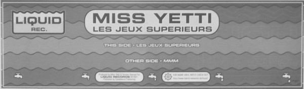 Miss Yetti - Les Jeux Superieurs | Liquid Rec. (LQS 06-6) - 3