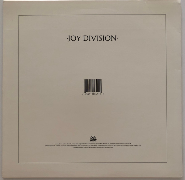 Joy Division - Closer | Qwest Records (9 25841-1) - 2 Joy Division - Closer | Qwest Records (9 25841-1) - 2