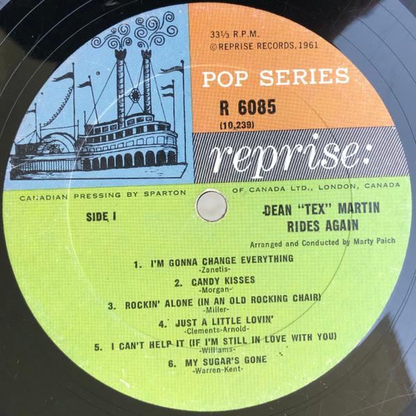 Dean Martin - Rides Again | Reprise Records (R-6085) - 3 Dean Martin - Rides Again | Reprise Records (R-6085) - 3