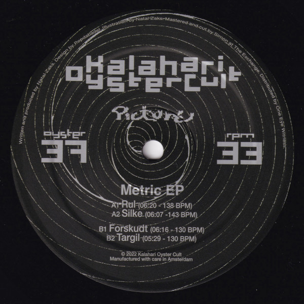 Picture - Metric EP | Kalahari Oyster Cult (OYSTER37)