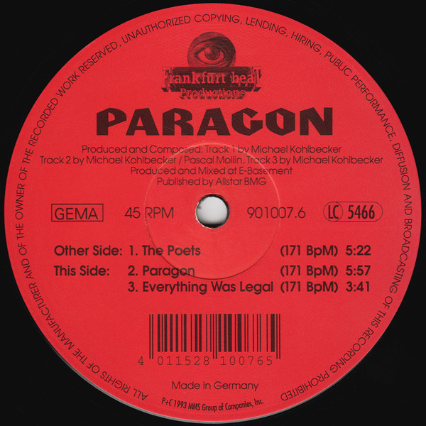 Paragon - The Poets | Frankfurt Beat Productions (901007.6)
