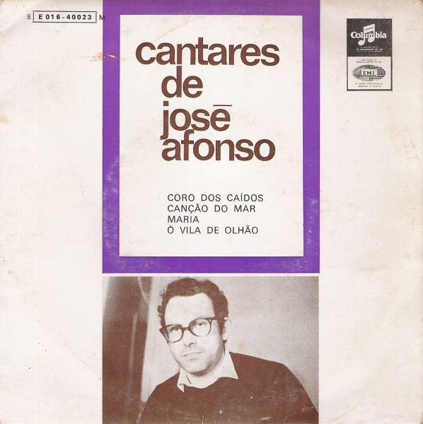 José Afonso - Cantares De José Afonso | Columbia (8 E 016-40023 M) - main