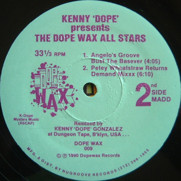 Kenny "Dope" Gonzalez Presents The Dope Wax All Stars - The Dope Wax All Stars | Dopewax (DOPE WAX 009) - 2 Kenny "Dope" Gonzalez Presents The Dope Wax All Stars - The Dope Wax All Stars | Dopewax (DOPE WAX 009) - 2