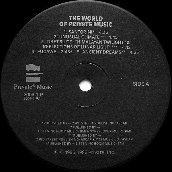 Various - The World Of Private Music | Private Music (2009-1-P) - 3