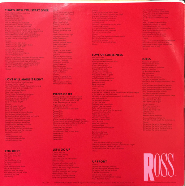 Diana Ross - Ross [Vinyl] | RCA (AFL1-4677) - 3