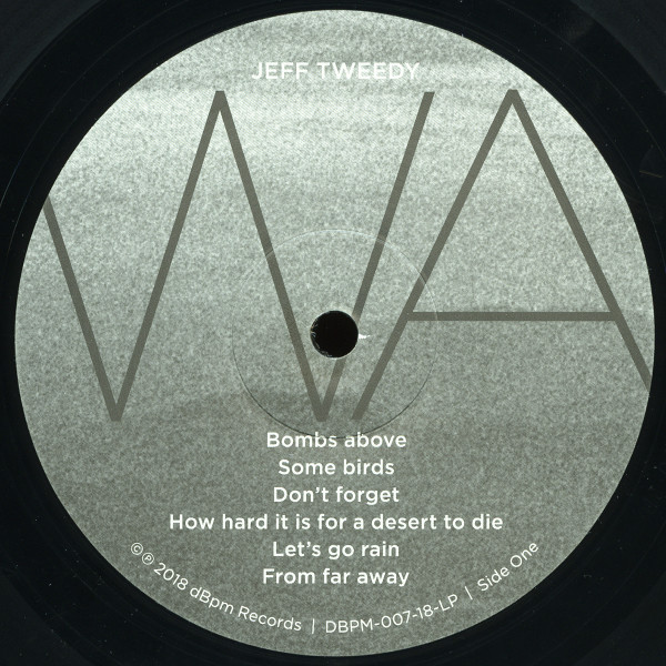 Jeff Tweedy - Warm | dBpm Records (DBPM-007-18-LP) - 4 Jeff Tweedy - Warm | dBpm Records (DBPM-007-18-LP) - 4