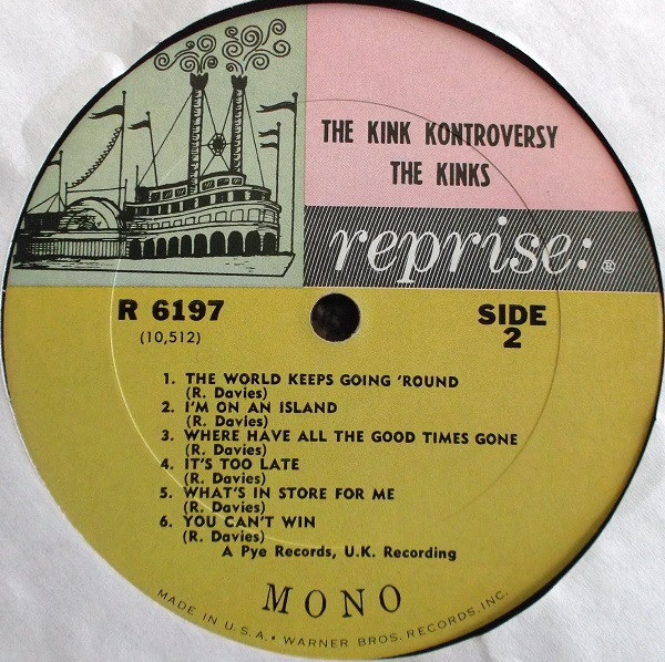 The Kinks - The Kink Kontroversy | Reprise Records (R-6197) - 4 The Kinks - The Kink Kontroversy | Reprise Records (R-6197) - 4