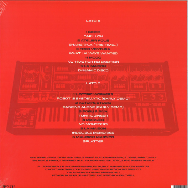 Various - Fred Ventura Presents Milano Undiscovered | Spittle Records (SPITTLE118) - 2 Various - Fred Ventura Presents Milano Undiscovered | Spittle Records (SPITTLE118) - 2