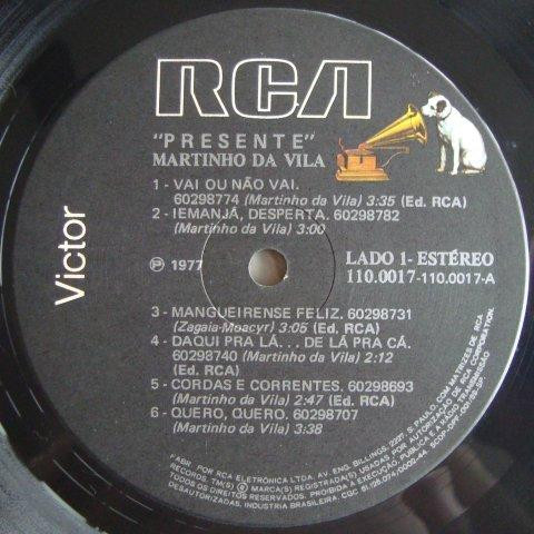 Martinho Da Vila - Presente | RCA Victor (110.0017) - 4 Martinho Da Vila - Presente | RCA Victor (110.0017) - 4