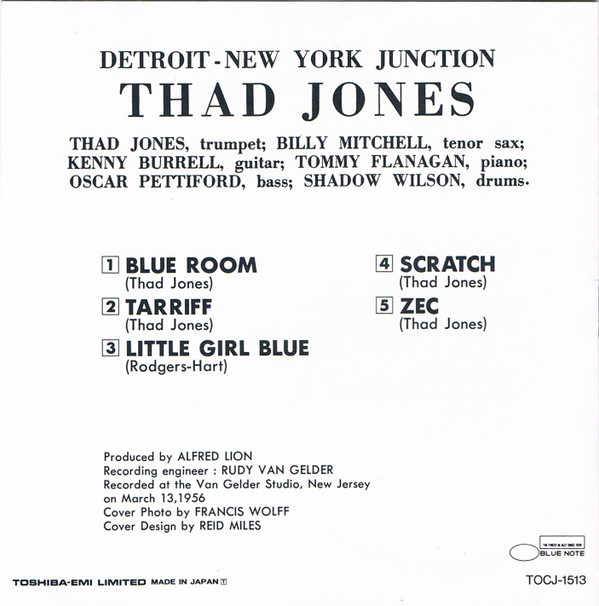 Thad Jones - Detroit-New York Junction | Blue Note (TOCJ-1513) - 2