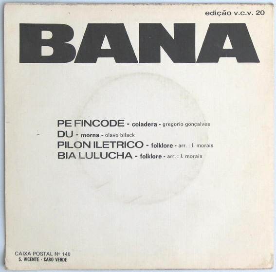 Bana - Pilon Electrico | A Voz De Cabo-Verde (V.C.V. 20) - main