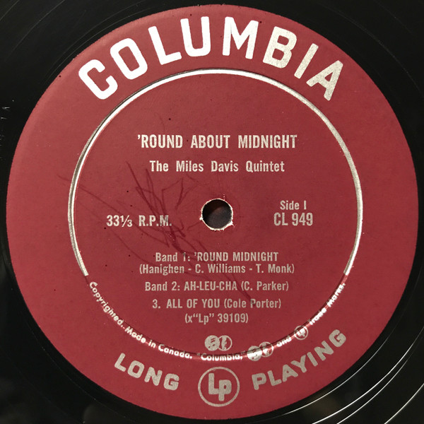 Miles Davis - 'Round About Midnight | Columbia (CL 949) - 3 Miles Davis - 'Round About Midnight | Columbia (CL 949) - 3