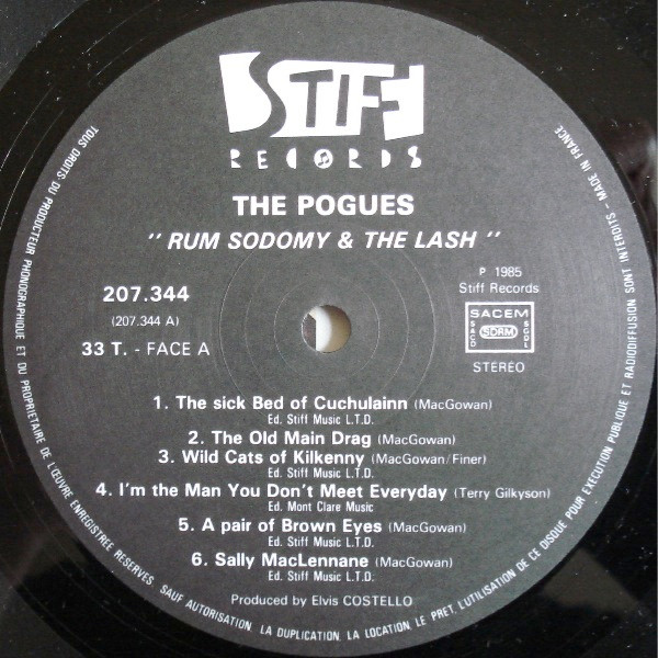 The Pogues - Rum Sodomy & The Lash | Stiff Records (207344) - 3 The Pogues - Rum Sodomy & The Lash | Stiff Records (207344) - 3