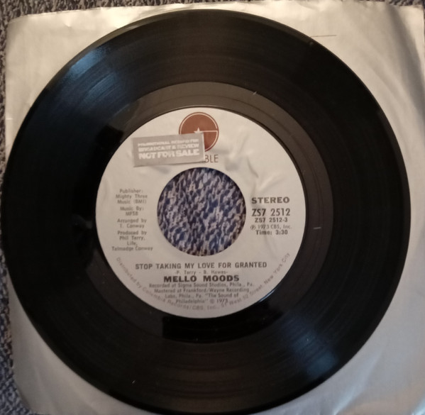 The Mellow Moods - Stop Taking My Love For Granted / Inspirational Pleasure | Gamble (ZS7 2512) - 3