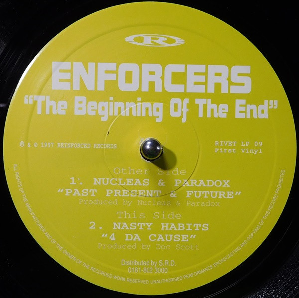 Various - Enforcers: The Beginning Of The End | Reinforced Records (RIVET LP09) - 3