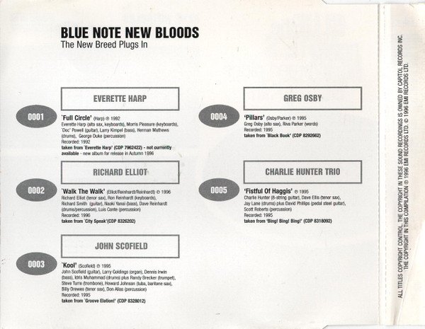 Various - Blue Notables Vol. 4 : Blue Note's New Bloods - The New Breed Plugs In | Blue Note (7243 8 53226 2 4) - 3