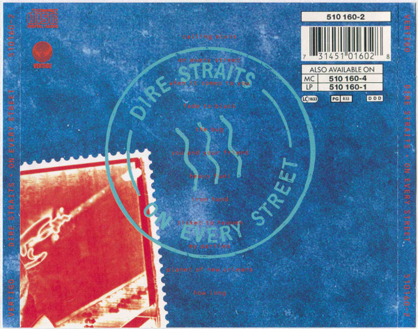 Dire Straits - On Every Street | Vertigo (510 160-2) - 2