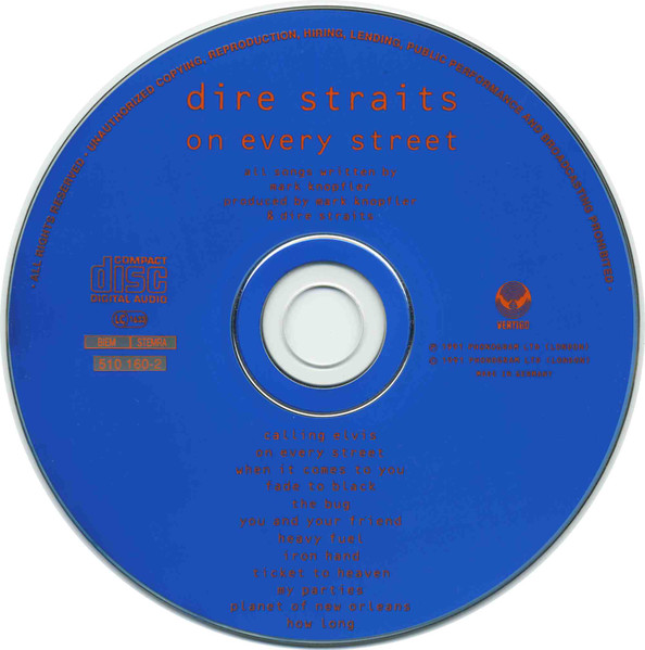 Dire Straits - On Every Street | Vertigo (510 160-2) - 3