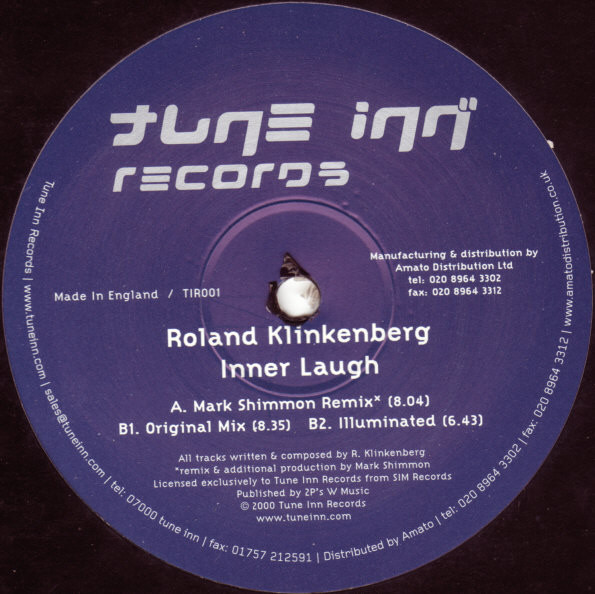 Roland Klinkenberg - Inner Laugh | Tune Inn Records (TIR001) - 3 Roland Klinkenberg - Inner Laugh | Tune Inn Records (TIR001) - 3