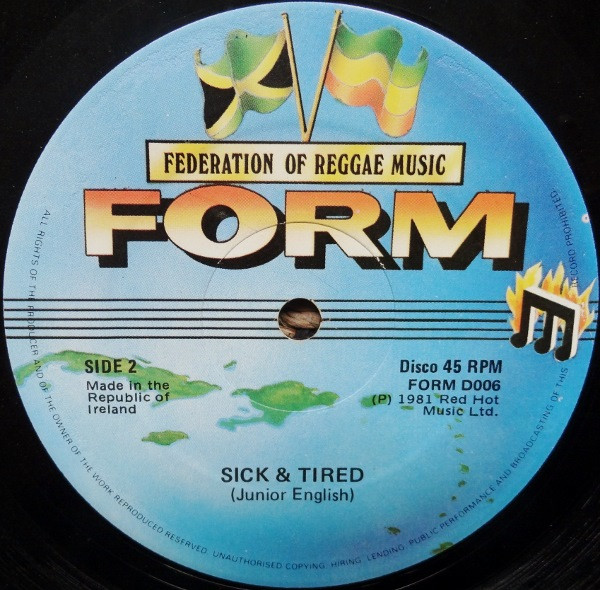 Junior English - Take Care Of Yourself / Sick & Tired | FORM (FORM D006) - 2