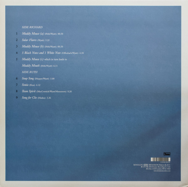 Robert Wyatt - Ruth Is Stranger Than Richard | Domino (REWIGLP41) - 2 Robert Wyatt - Ruth Is Stranger Than Richard | Domino (REWIGLP41) - 2