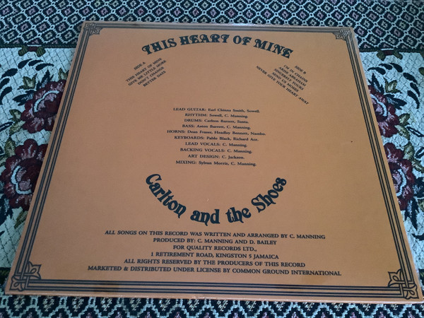 Carlton And The Shoes - This Heart Of Mine | Quality (CGILP002) - 3