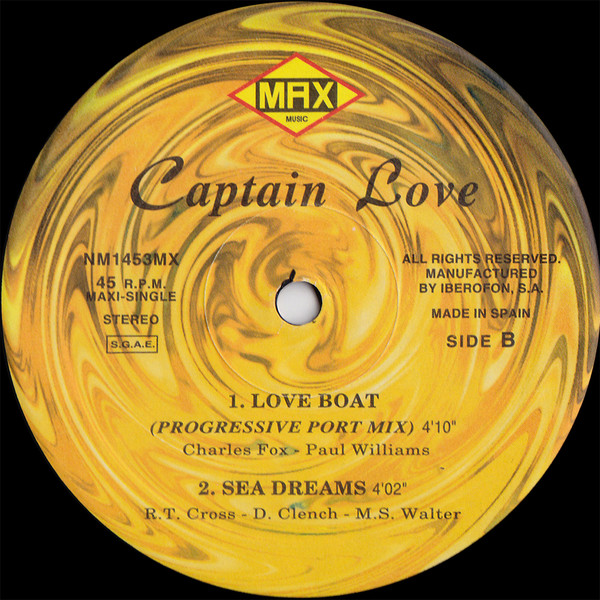 Captain Love - Love Boat (Vacaciones en el Mar) | Max Music (NM 1453 MX) - 4