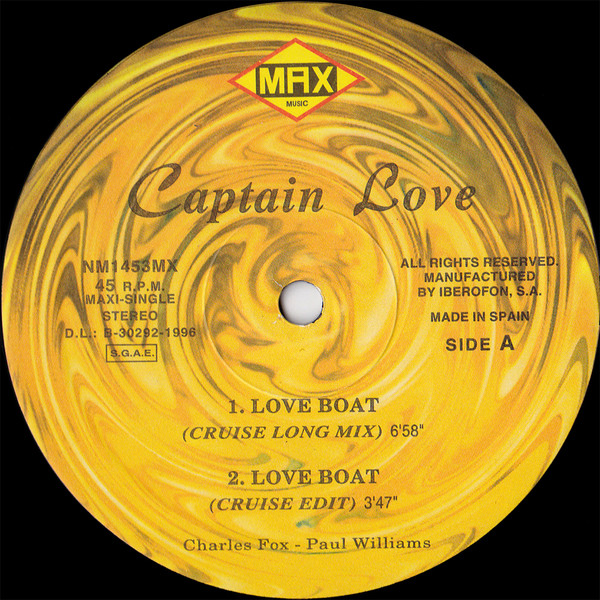 Captain Love - Love Boat (Vacaciones en el Mar) | Max Music (NM 1453 MX) - 3