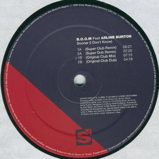 B.O.O.M. - Sooner (I Don't Know) | S3 (DANUP6) - main