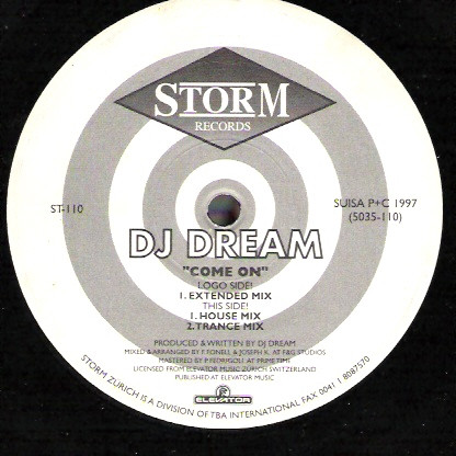 DJ Dream - Come On | Storm (ST-110)