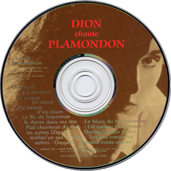 Céline Dion - Dion Chante Plamondon | Sony Musique (CK 80168) - 3 Céline Dion - Dion Chante Plamondon | Sony Musique (CK 80168) - 3