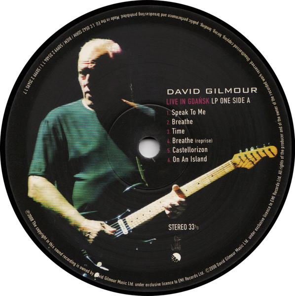David Gilmour - Live In Gdańsk | EMI (50999 2 35484 1 1) - 3 David Gilmour - Live In Gdańsk | EMI (50999 2 35484 1 1) - 3