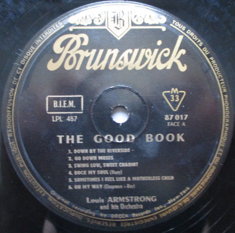 Louis Armstrong And His All-Stars With The Sy Oliver Choir - Louis And The Good Book | Brunswick (87017 Sél.) - 3 Louis Armstrong And His All-Stars With The Sy Oliver Choir - Louis And The Good Book | Brunswick (87017 Sél.) - 3