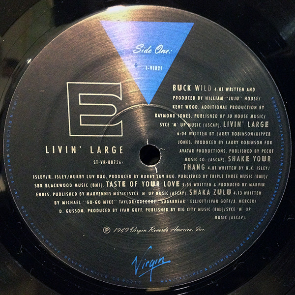 E.U. - Livin' Large | Virgin (7 91021-1) - 2 E.U. - Livin' Large | Virgin (7 91021-1) - 2