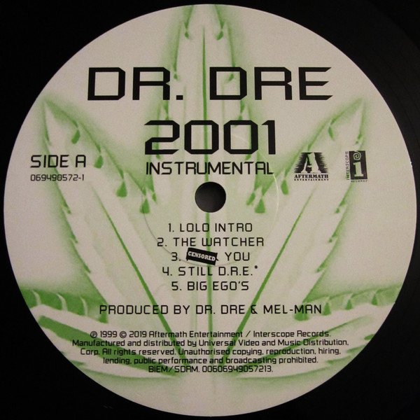 Dr. Dre - 2001 (Instrumentals Only) | Aftermath Entertainment (00602577794193) - 3