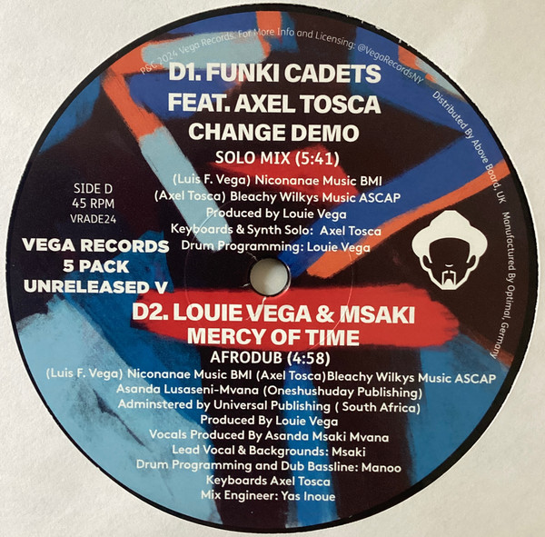 Various - Vega Records 5 Pack Unreleased V | Vega Records (VRADE24) - 4