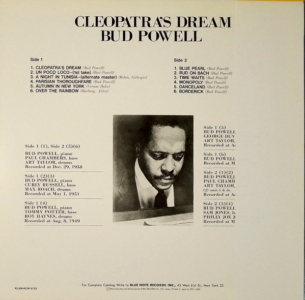 Bud Powell - Cleopatra's Dream | Blue Note (K23P6723) - 2